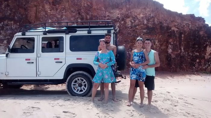 Passeio Rota dos Nativos - Esse casal também estavam em lua de mel 
