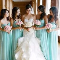 Madrinas Azul Tiffany
