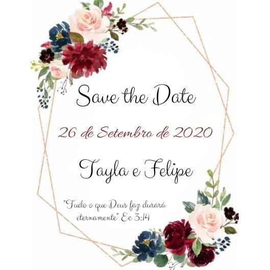 Save the Date Diy - 1