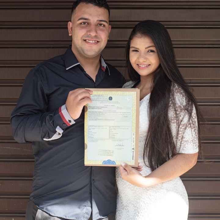 Casamos no civil! 🥰❤ #testemunho - 1