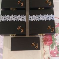 Caixinhas dos padrinhos e madrinhas