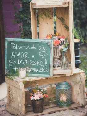 Decoração rústica simples