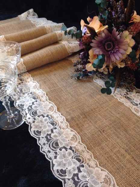 Renda no casamento 