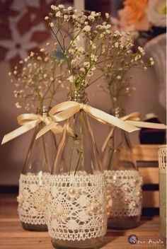 Renda no casamento 