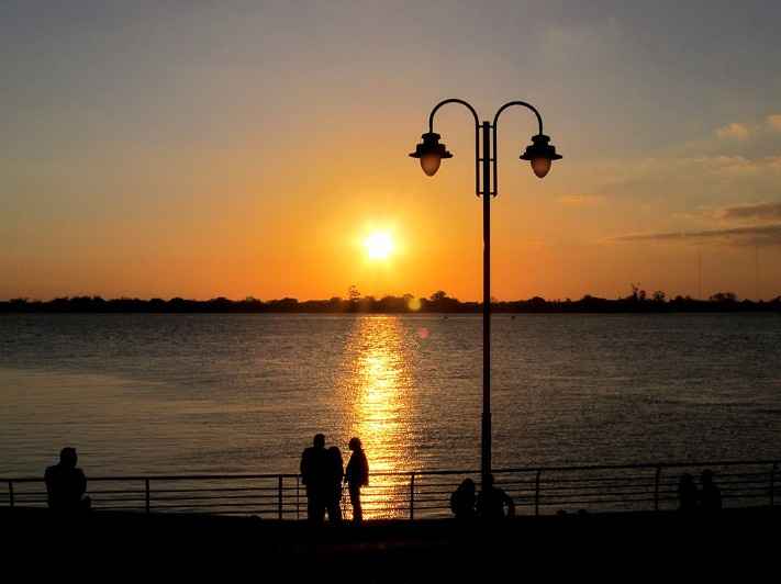 Por do sol no gasômetro - Porto Alegre | RS