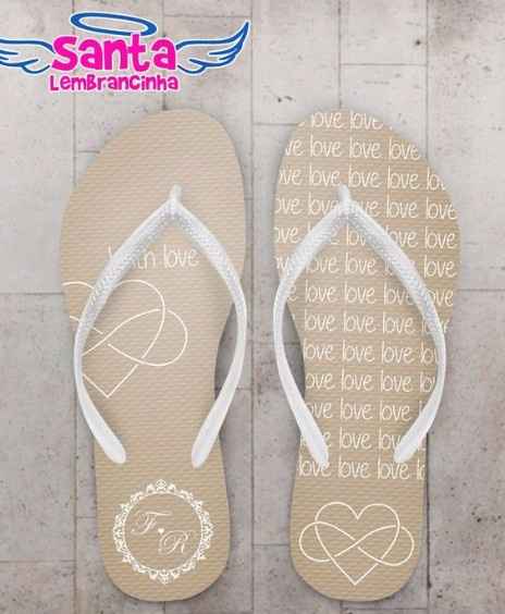 Chinelos personalizados