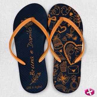 Chinelos personalizados