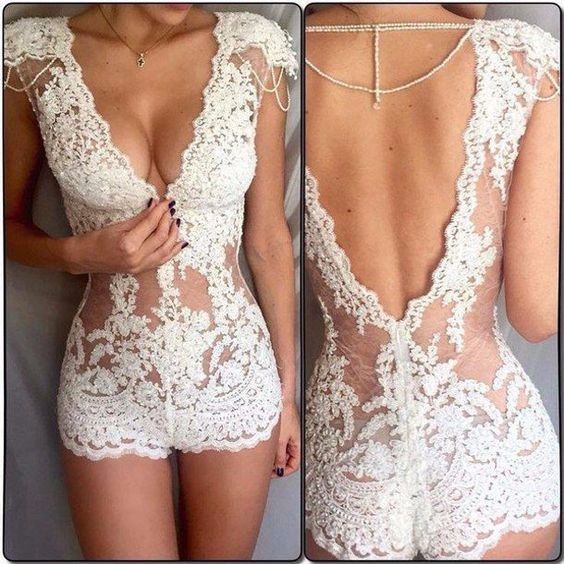 Roupa para top noite de nupcias
