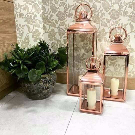 Decoração com lanterna