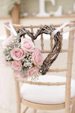 Coração com flores