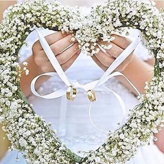 Coração com flores