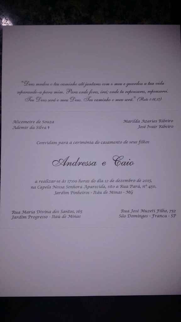 Meu convite #vemver - 2