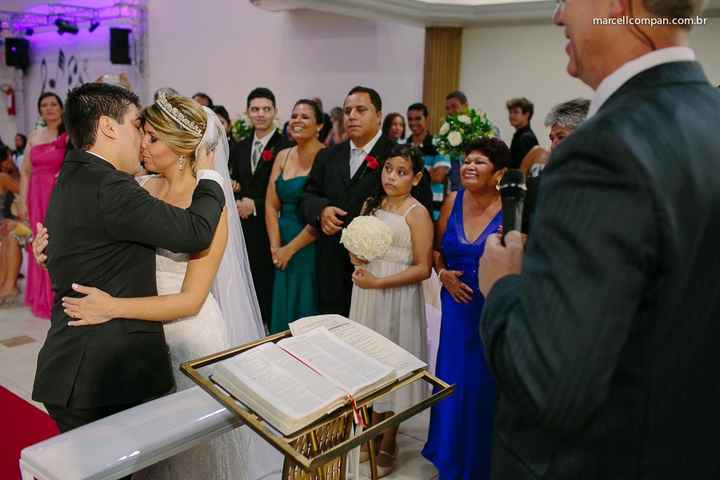 Beijo dos noivos