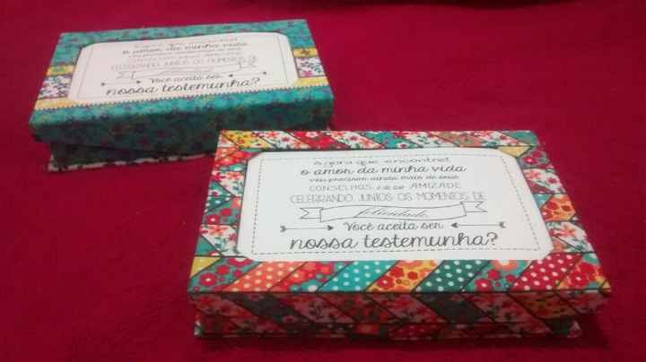 Convite testemunhas ( padrinhos) ameeei tuudo diy *---* - 1