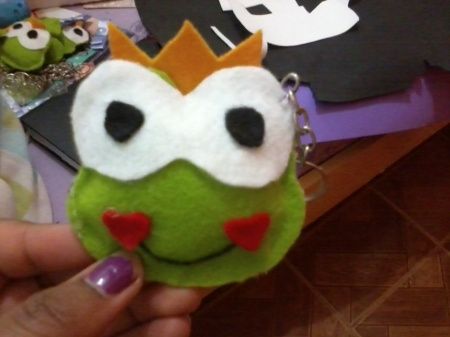 chaveiro sapo principe