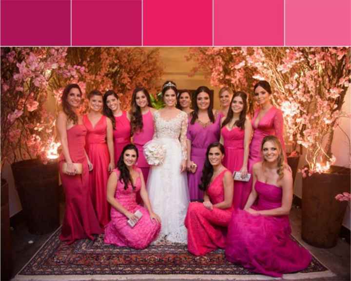 🎗️🎀 Missão Rosa: Vestido das madrinhas - 1