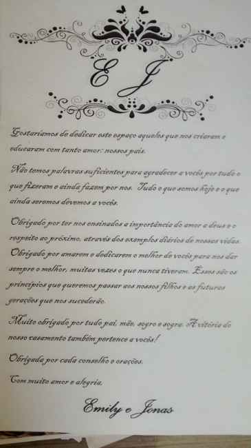 Convite aos pais - 1
