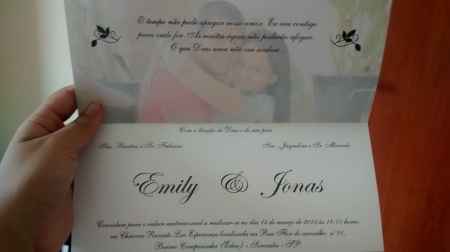 Meus convites chegouuuu - 1