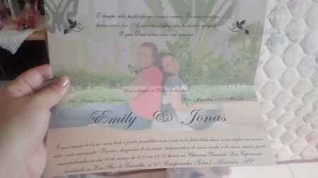 Meus convites chegouuuu - 2