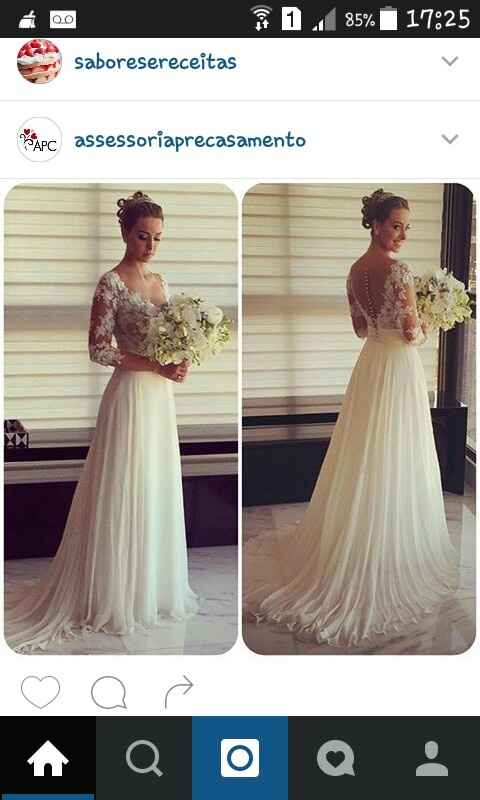 Desejo este vestido de noiva... - 1