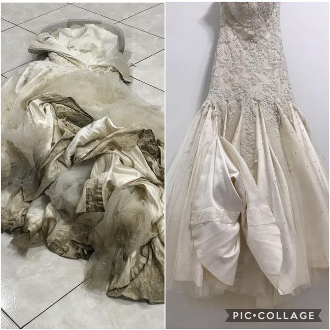 Onde lavar o vestido de noiva? 5