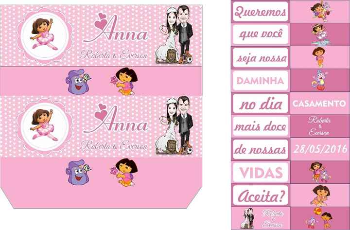 Anna minha sobrinha (daminha) - tema DORA