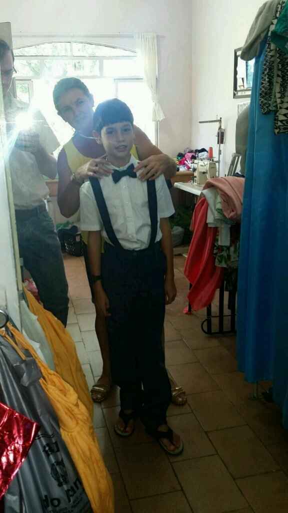 Primeira prova da roupa dos pajens - 2