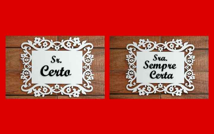 Placa da nossa cadeira