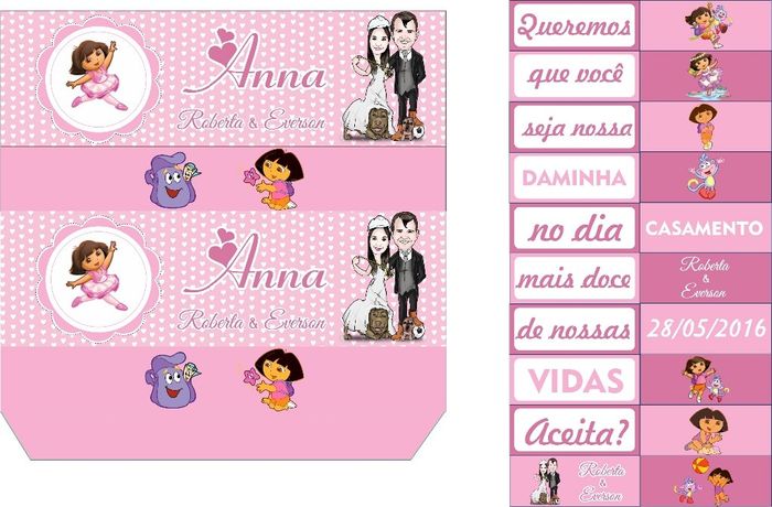 Anna minha sobrinha (daminha) - tema DORA
