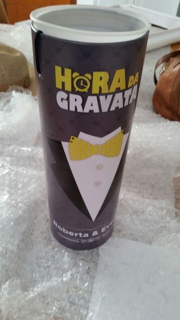 Cofre 'hora da gravata'
