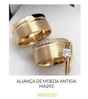 Aliança moeda antiga - Dúvidas 3
