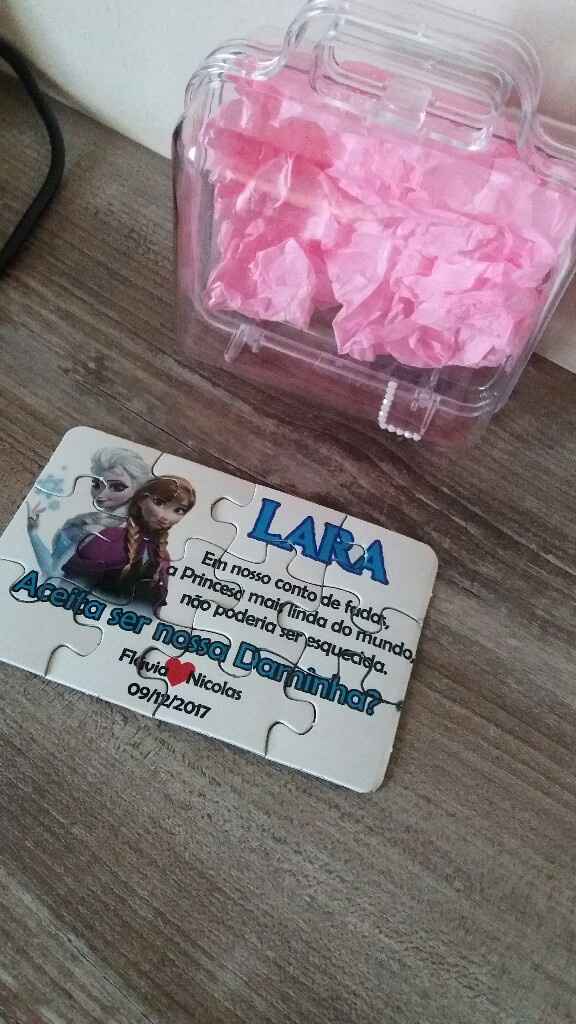 Convites pajen/daminha ♡ - 1