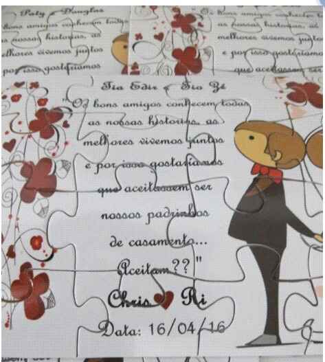 Para dar os padrinhos - 1
