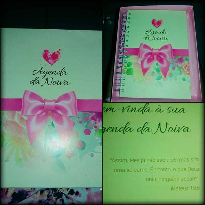 Minha agenda da noiva chegou ? - 1