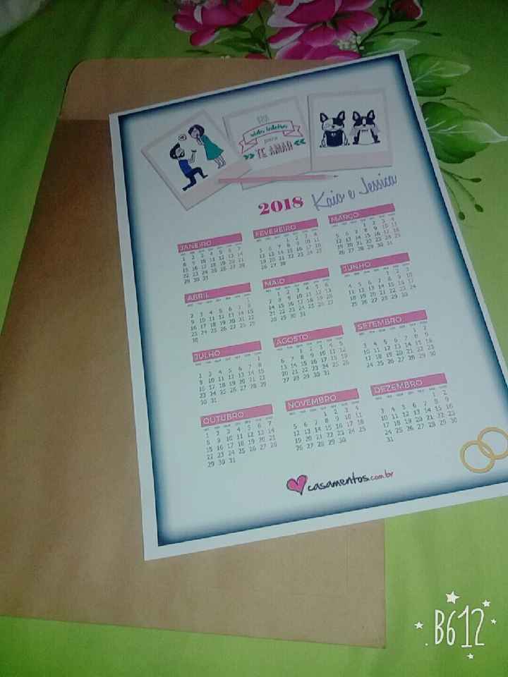Meu calendario lindo - 1