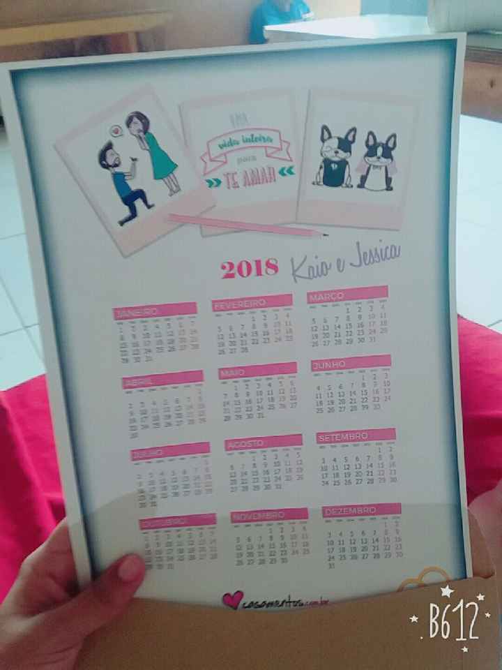 Meu calendario lindo - 2