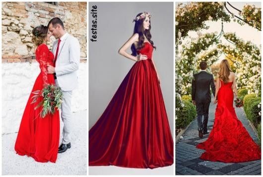 Vestido de noiva vermelho? 1