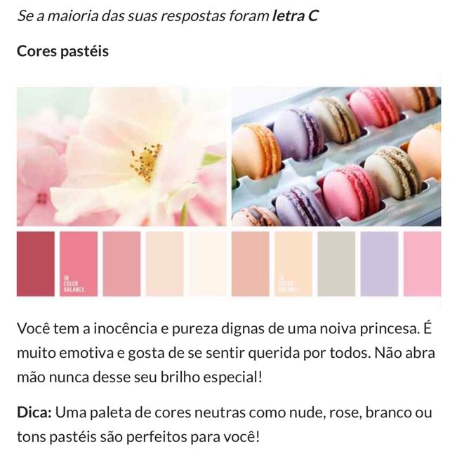 A cor ideal para o seu casamento é.. 1