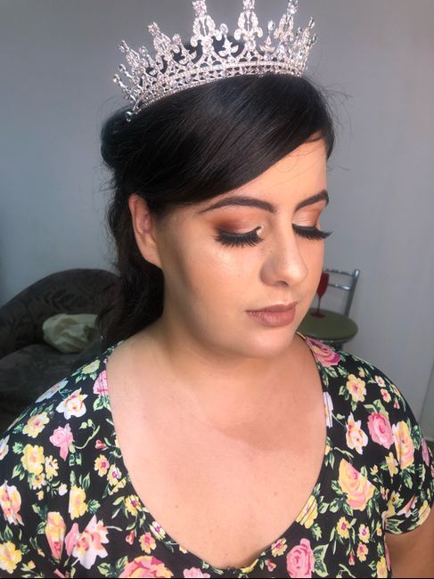 Teste de Maquiagem e penteado - 3