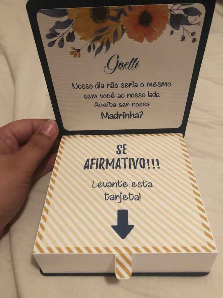 Hoje chegou o convite dos padrinhos! #vem ver - 2