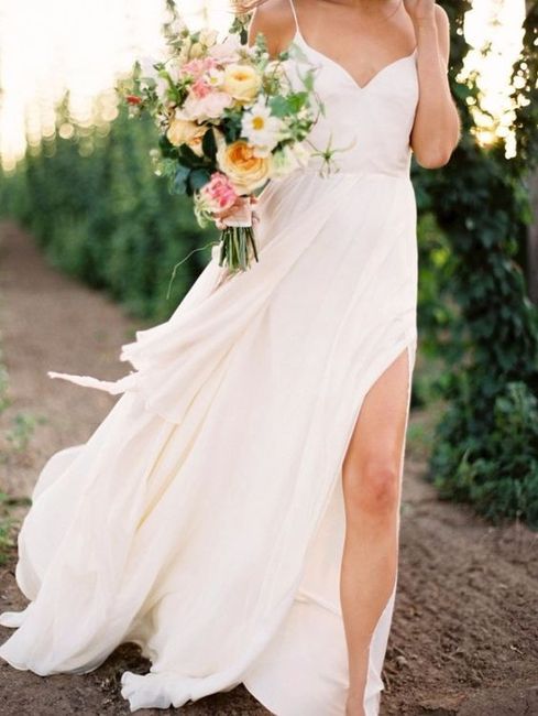 Vestido aberto ...um luxo!