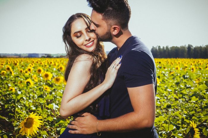 Primeiro ensaio pré wedding 🌻❤️ 4