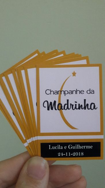 Meninas já sabem o que darão aos padrinhos? - 1