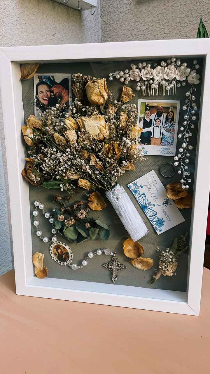 Caixa/quadro de lembranças - 2