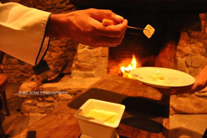 Fondue no restaurante =D