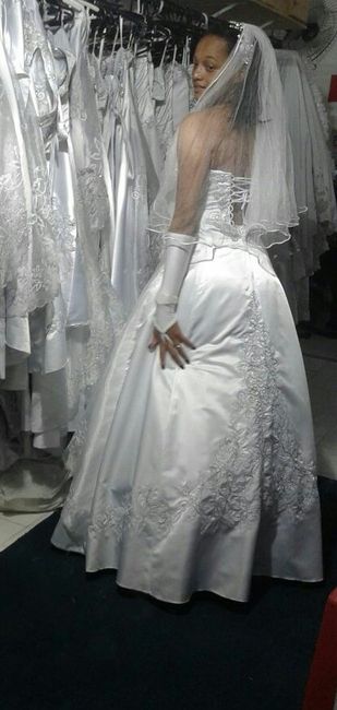 Experimentei meu vestido... - 2