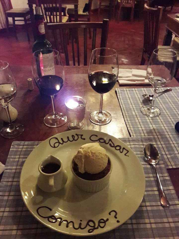 Como foi dito o "quer casar comigo?" - 1