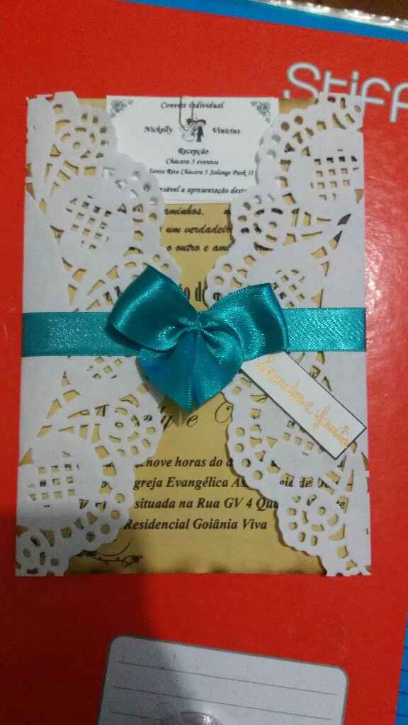 Meu convite de casamento 😍😍😍 - 1