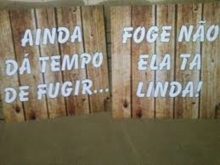 Placas para entrada na cerimônia, onde comprar?