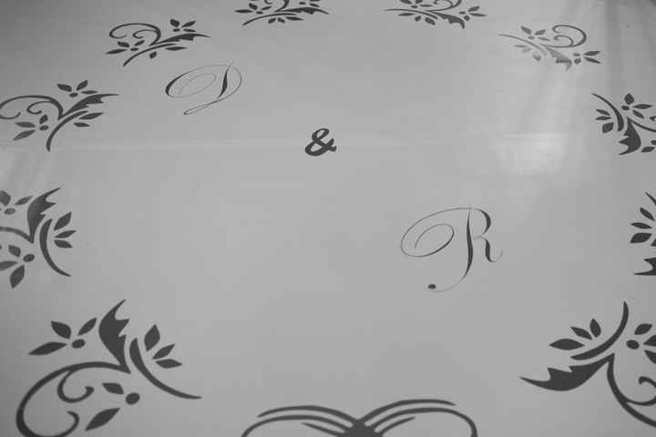 tapete branco para pista de dança